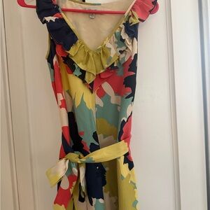 Beth Bowley Multicolor V-Neck Dress